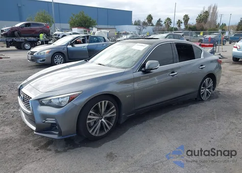 2018 Infiniti Q50 3.0T Sport z USA, uszkodzony, nr VIN JN1EV7AP9JM360893